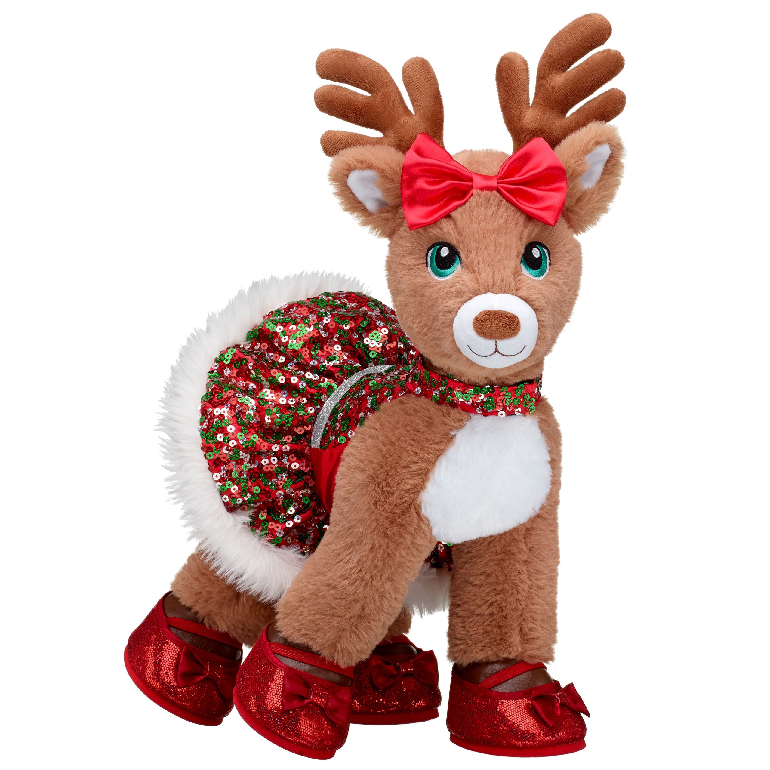 BUILD-A-BEAR Red shiny shoes - Image 2