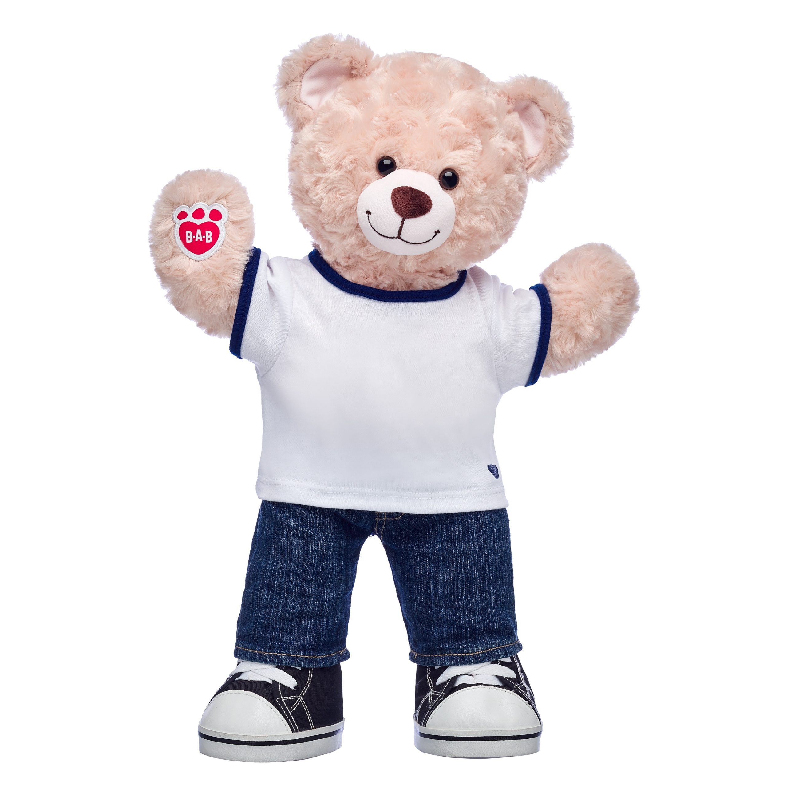 BUILD-A-BEAR shoes canvas high-tops black - Image 2