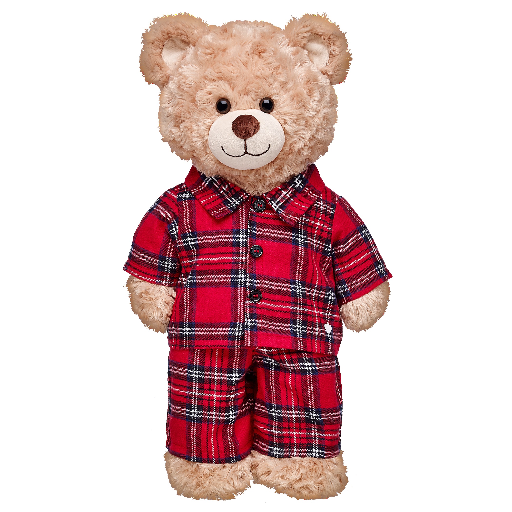 BUILD-A-BEAR clothes pajamas red - Image 2