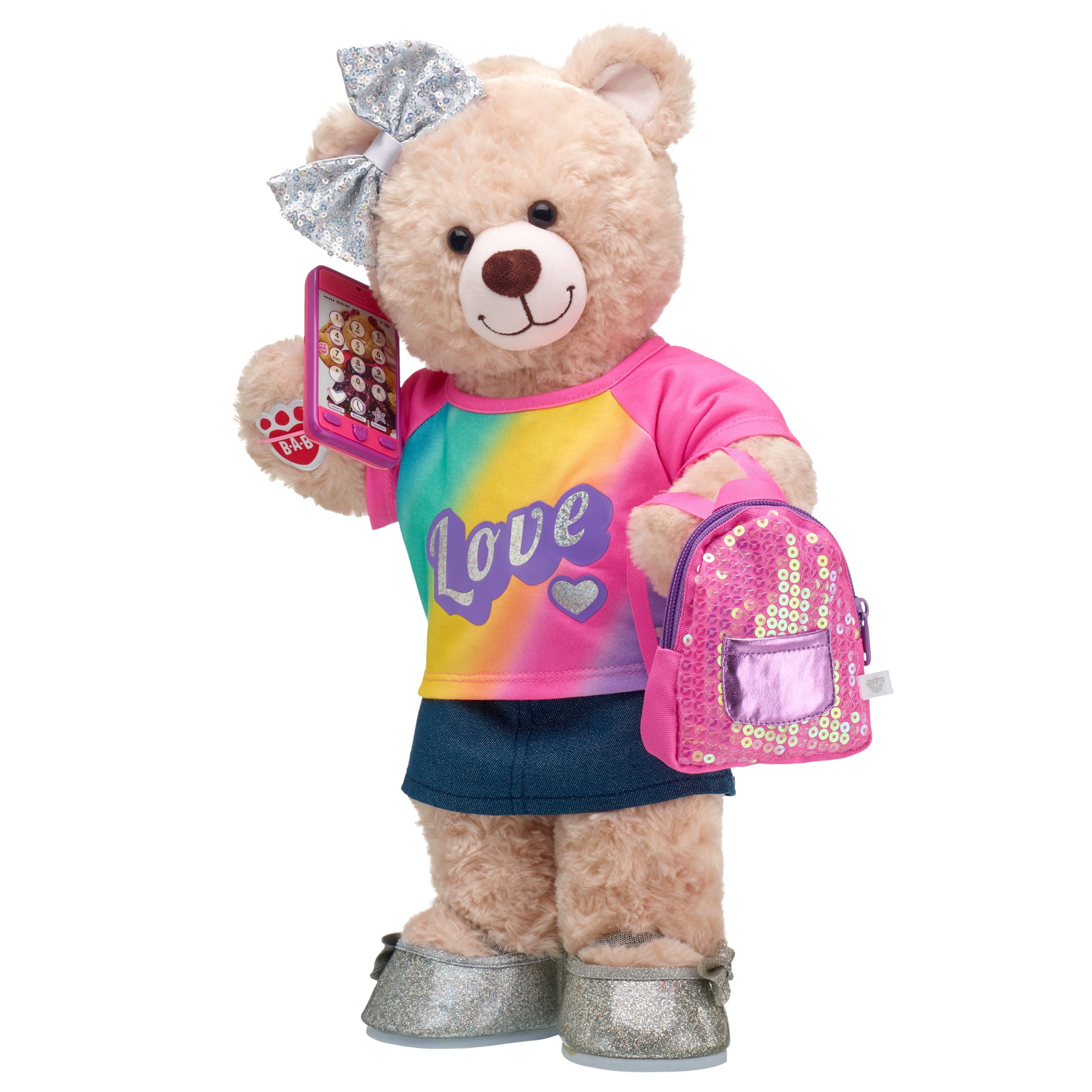 BUILD-A-BEAR accessories phone fuchsia - Image 2