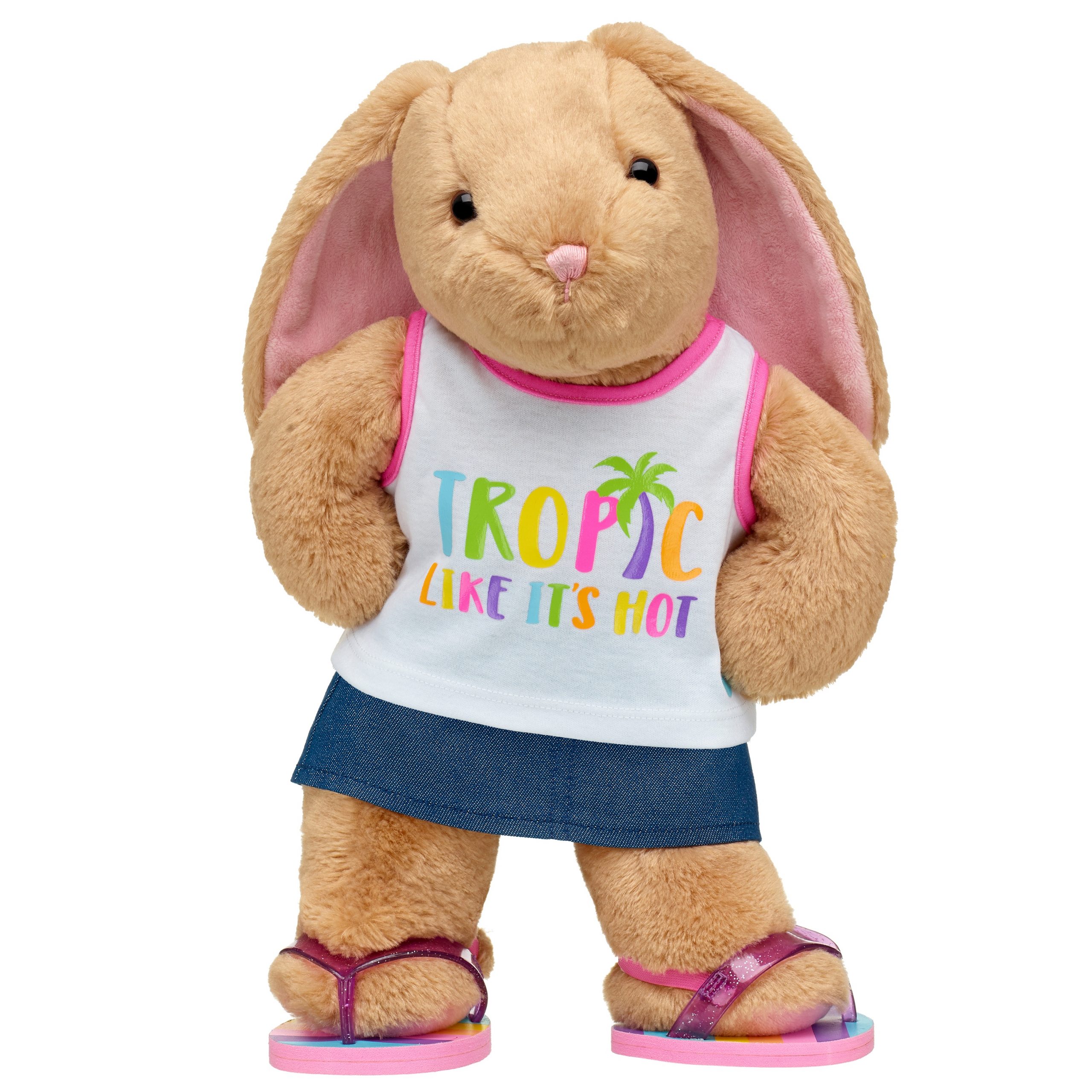 BUILD-A-BEAR RAINBOW footwear flip flops - Image 2