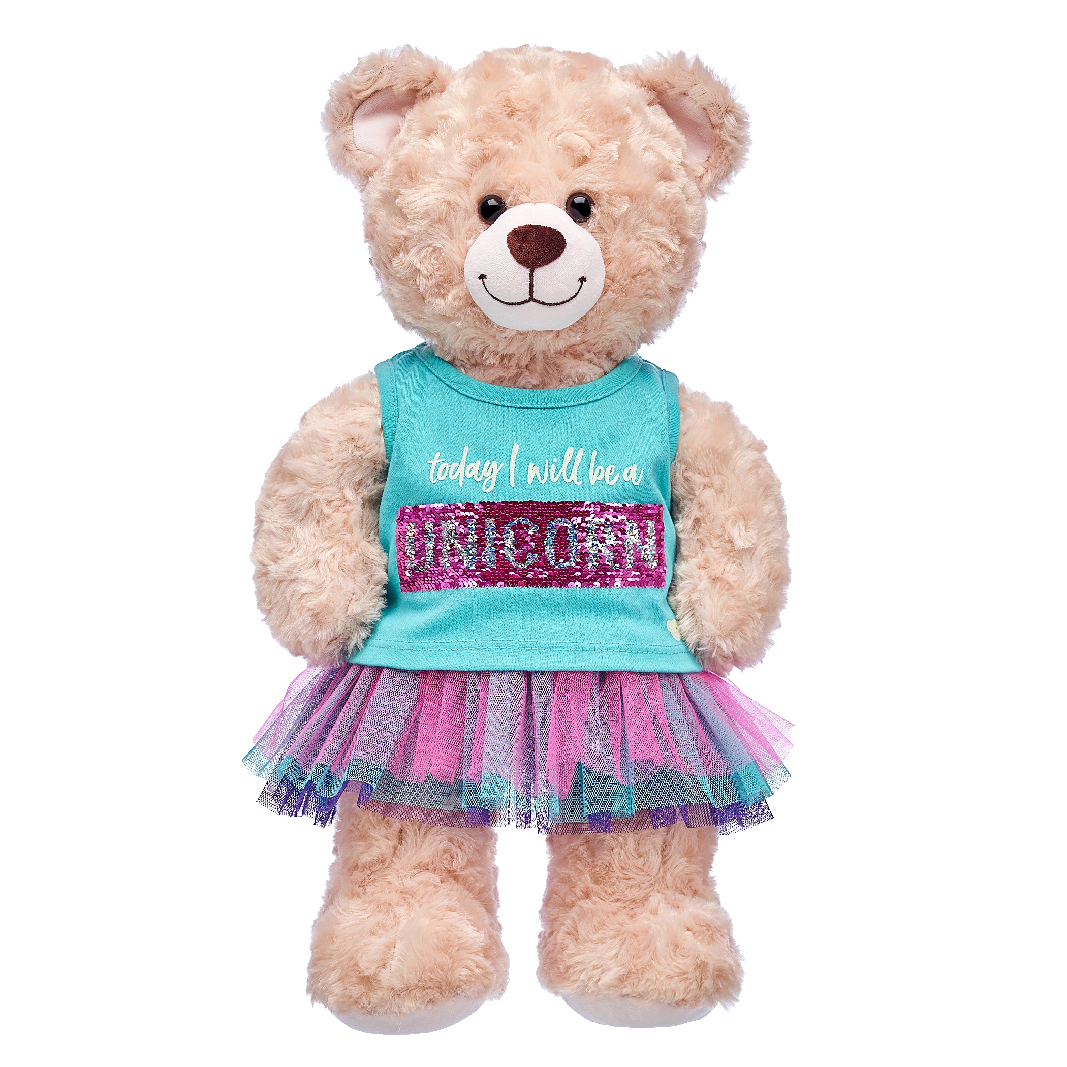 BUILD-A-BEAR Clothes tank and tutu set "Today I will be a mermaid" - Image 2