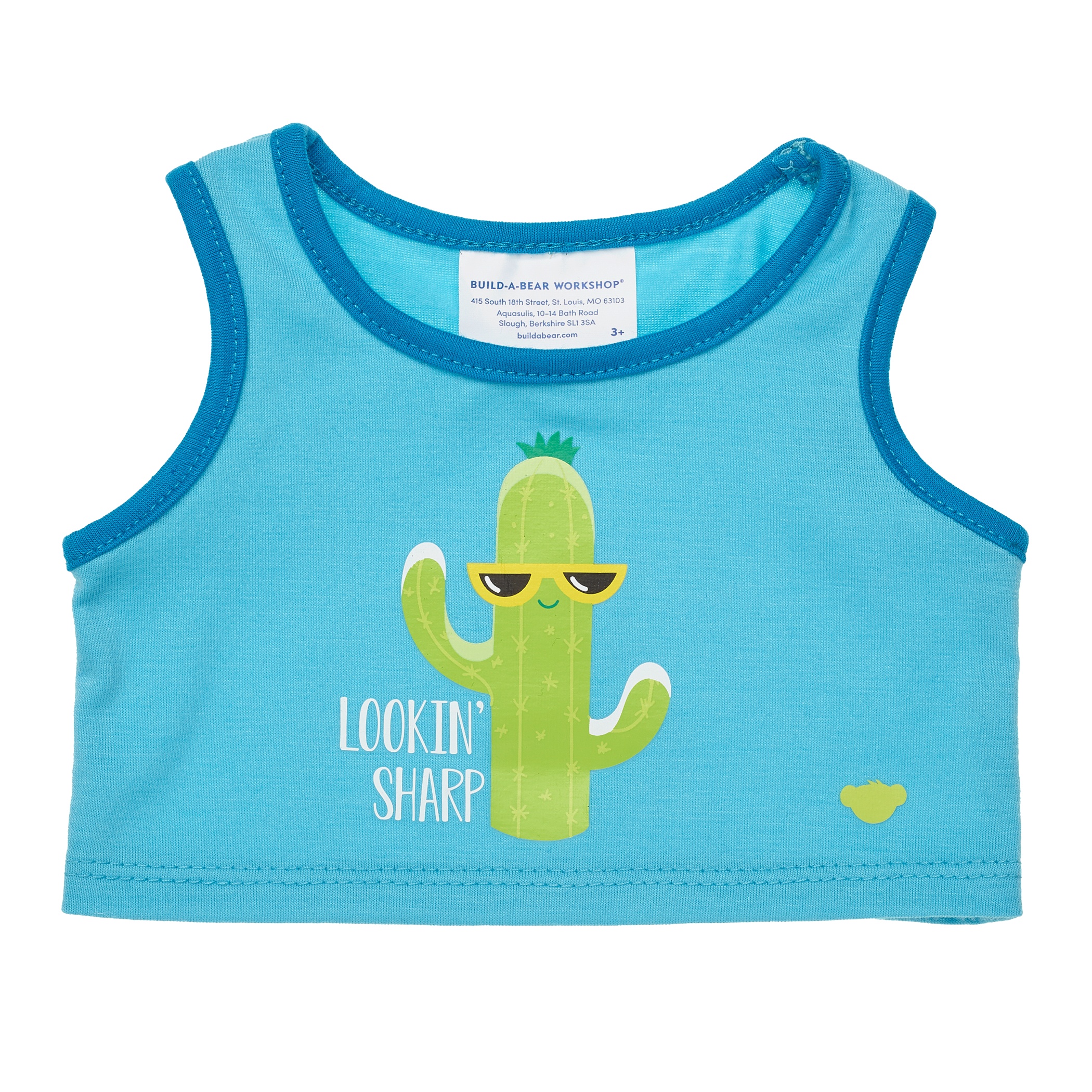 BUILD-A-BEAR Clothes "Lookin shart cactus" tank