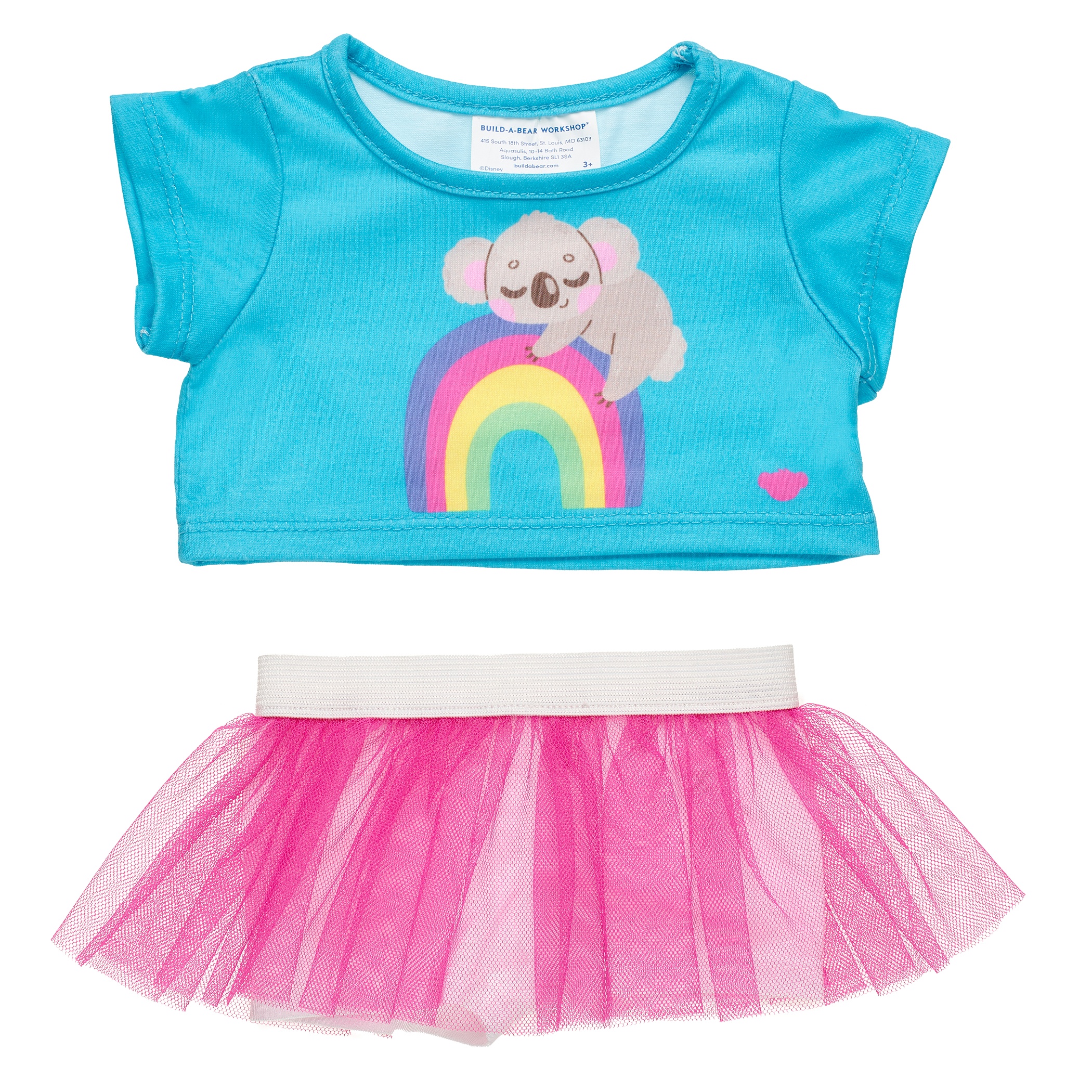 BUILD-A-BEAR RAINBOW Hame ja paita