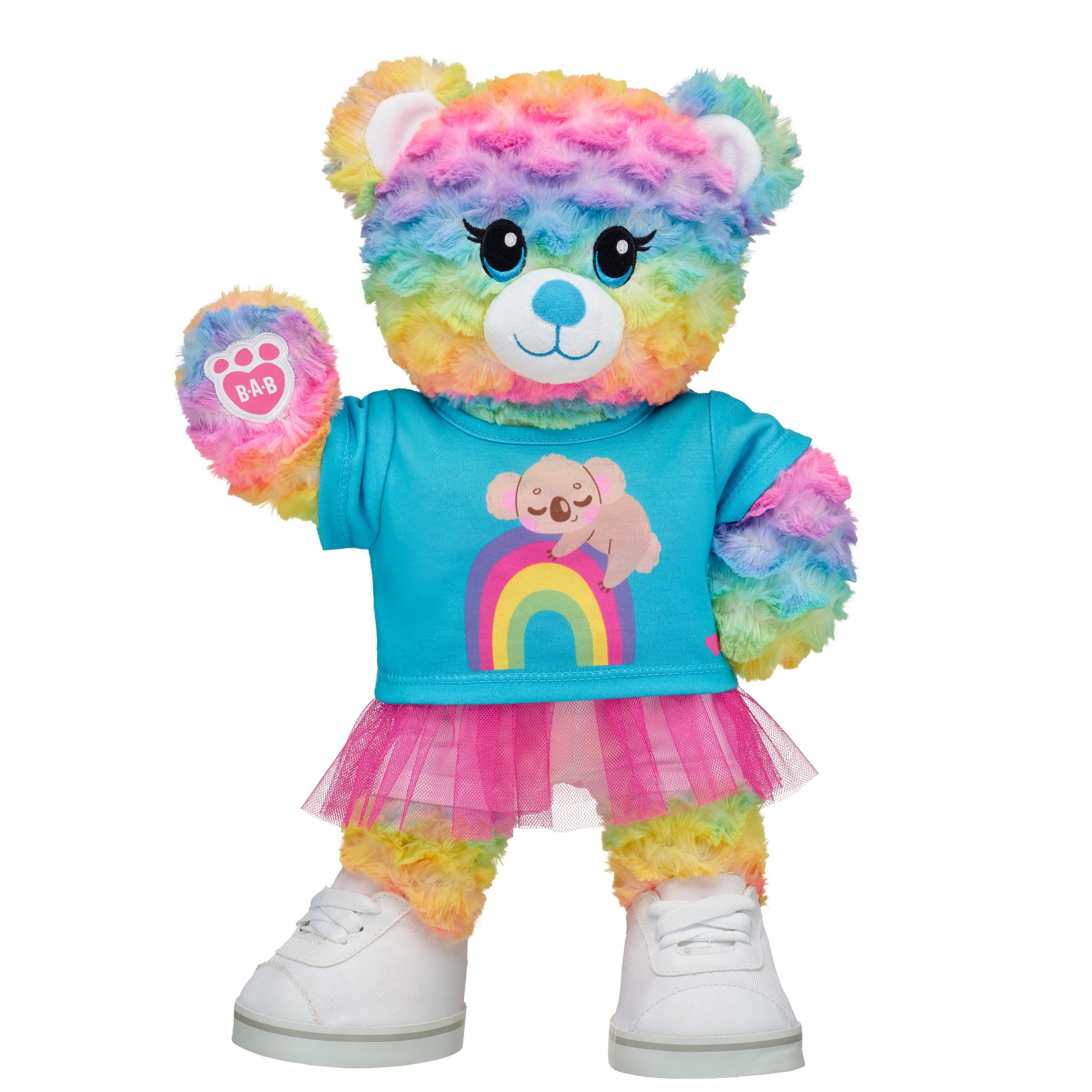 BUILD-A-BEAR RAINBOW clothes skirt set - Image 2