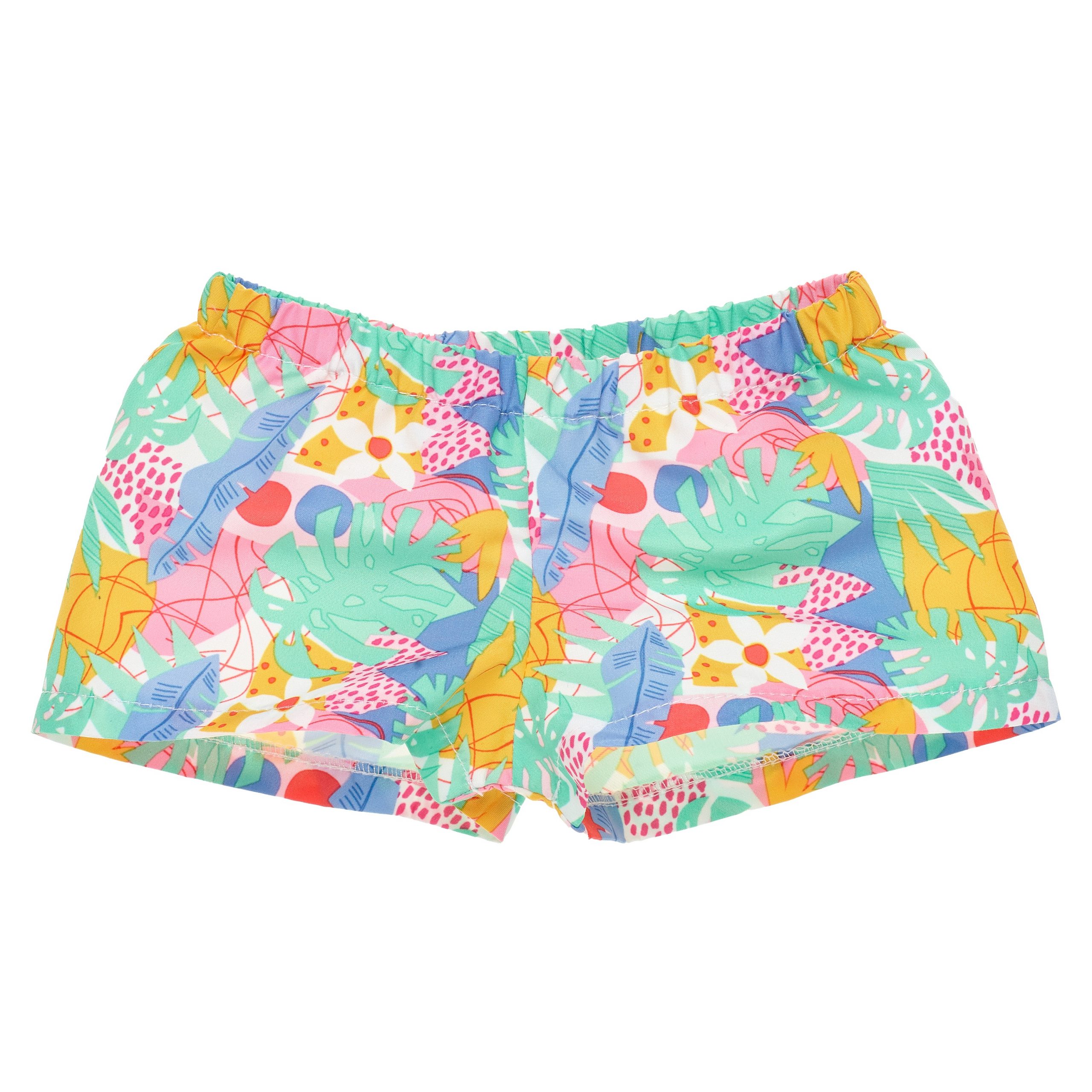 BUILD-A-BEAR Clothes tropical swim trunks