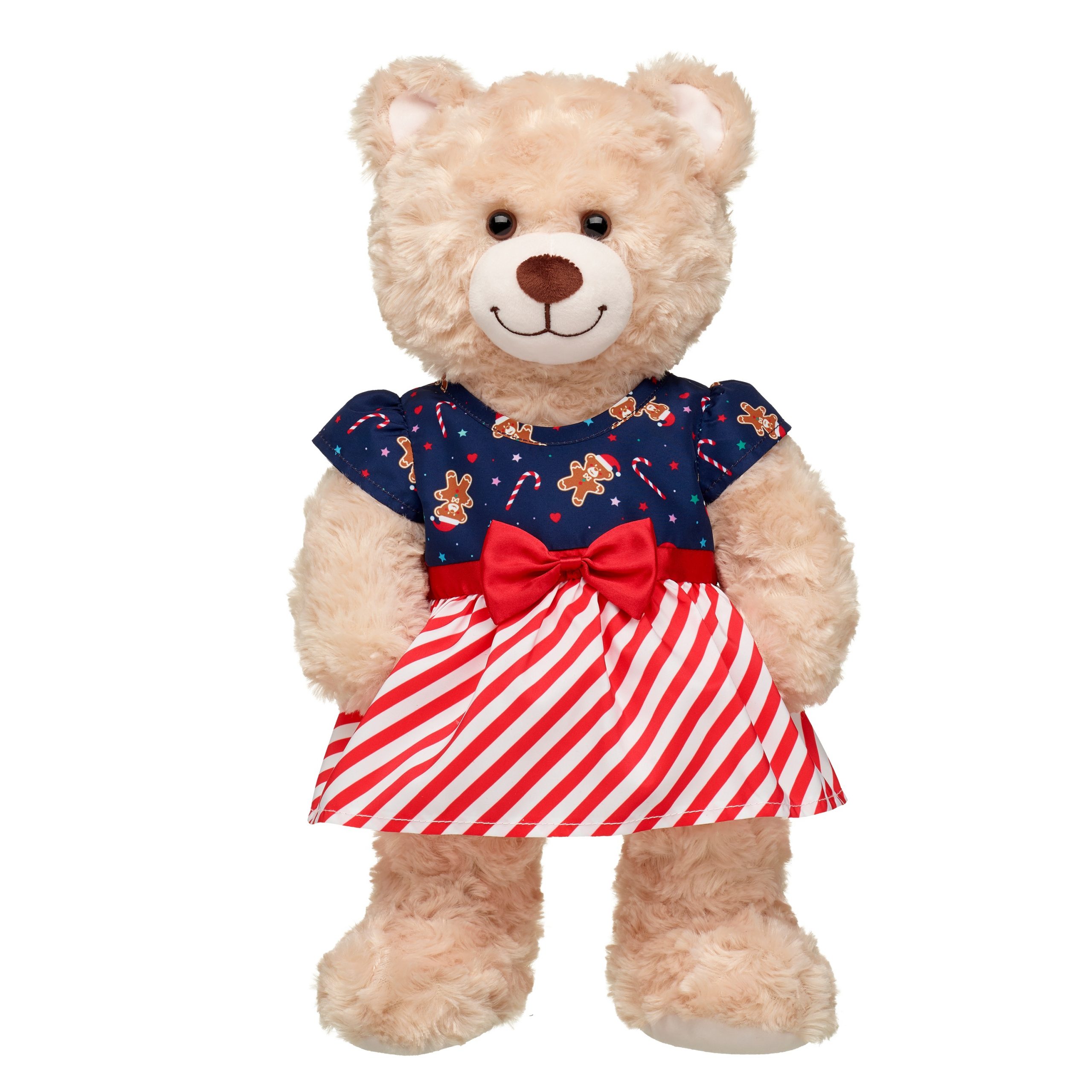 BUILD-A-BEAR HOLIDAY clothes gingerbread bear dress - Image 2