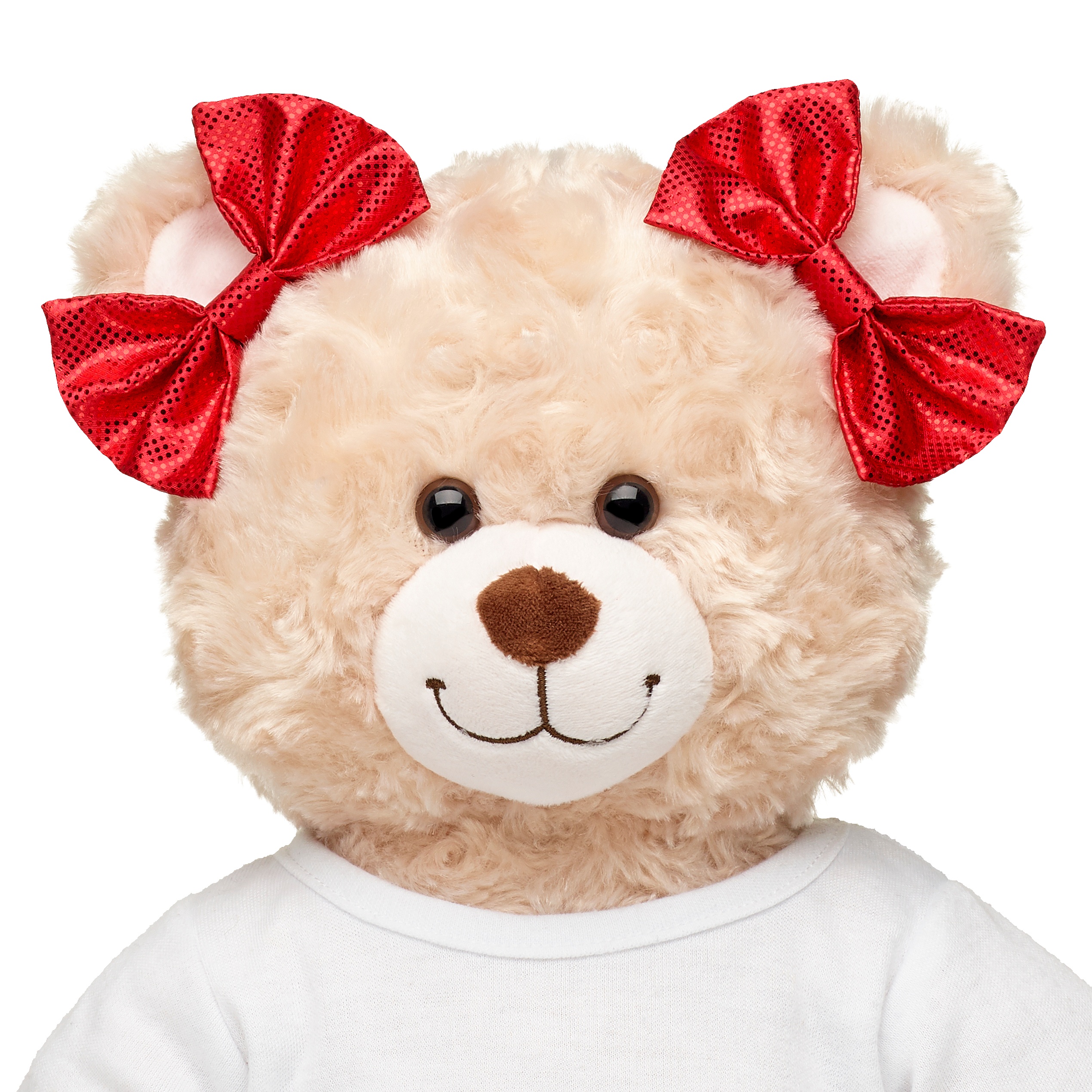 BUILD-A-BEAR HOLIDAY accessories 2 pack red bows - Image 2