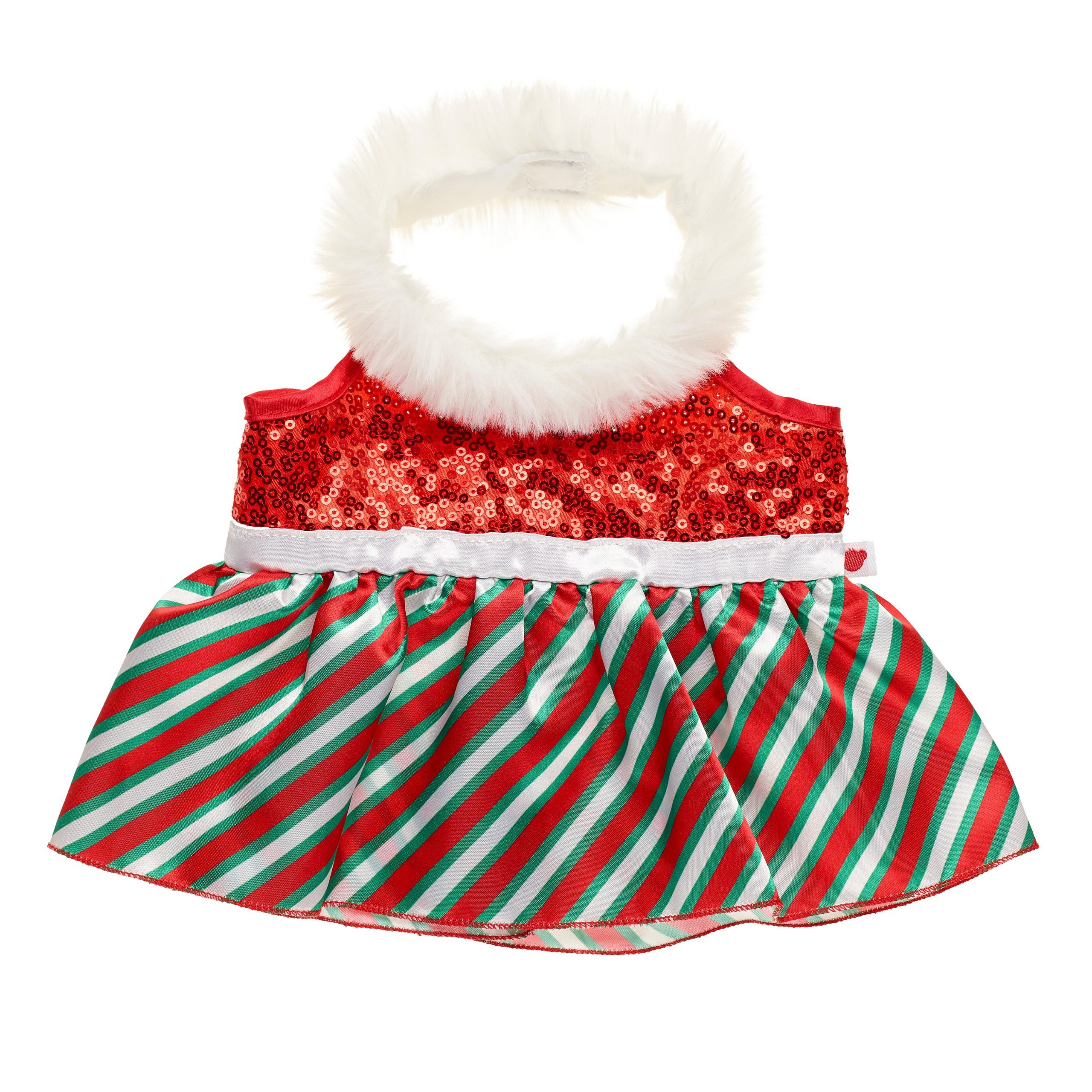 BUILD-A-BEAR MERRY MISSION Vaatteet mekko, punavihreä