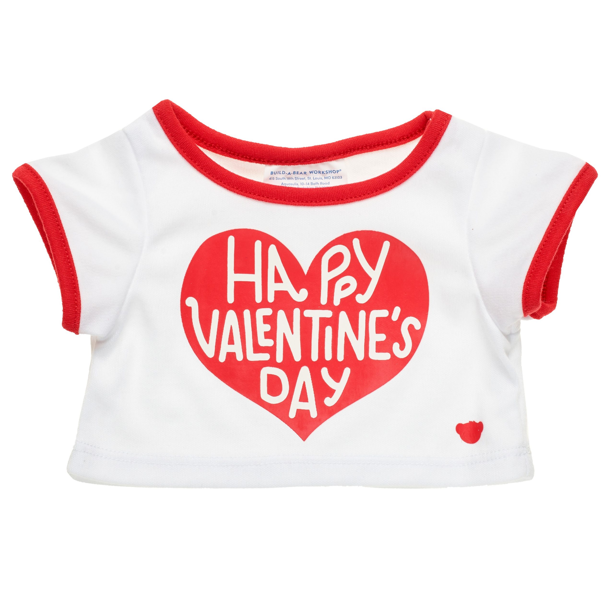 BUILD-A-BEAR Clothes Happy Valentine´s Day T-shirt
