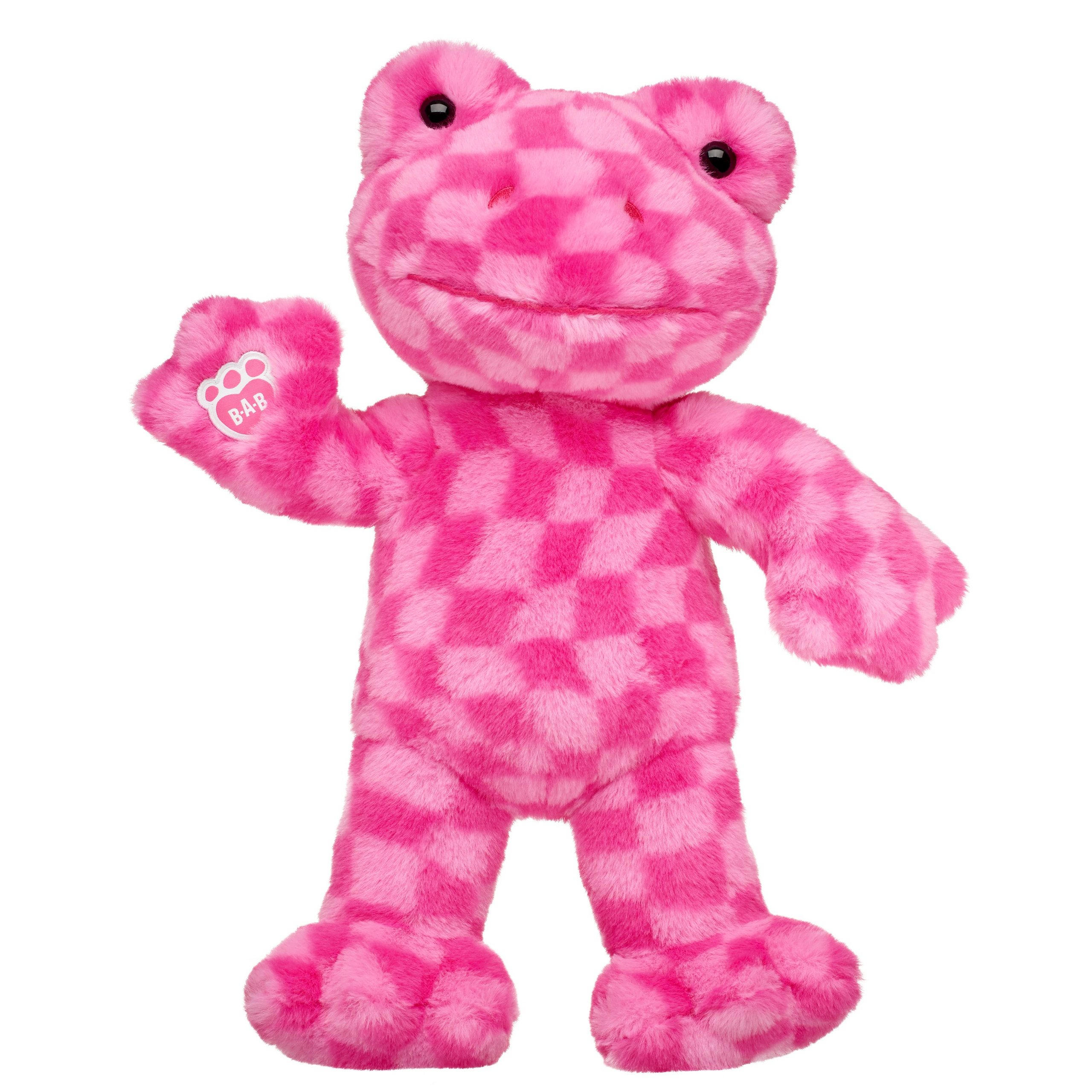 BUILD-A-BEAR plush toy pink Frog 40 cm