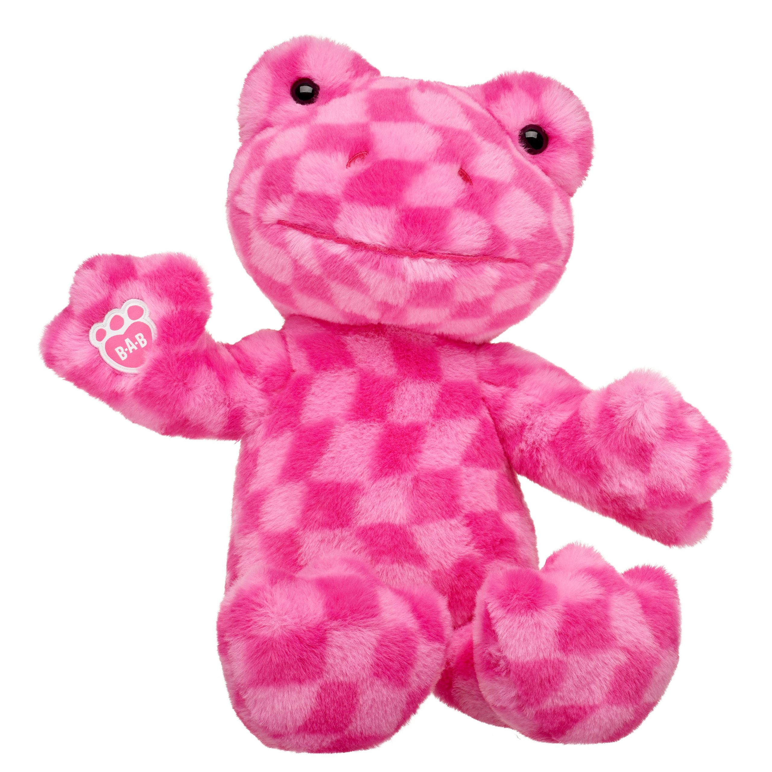 BUILD-A-BEAR plush toy pink Frog 40 cm - Image 2