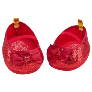 BUILD-A-BEAR Red shiny shoes