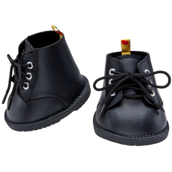 BUILD-A-BEAR shoes combat boots black