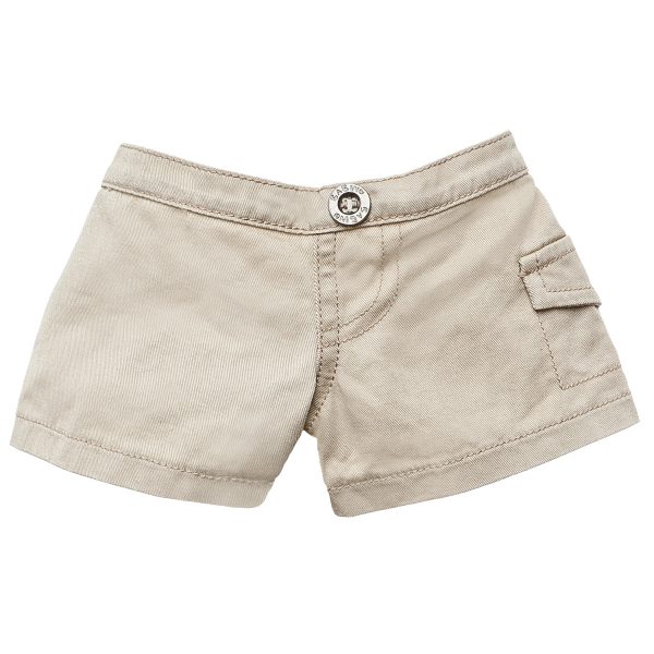 BUILD-A-BEAR clothes shorts khaki