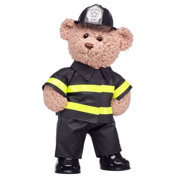 BUILD-A-BEAR OCCUPATION clothes fire fighter kit black - Image 2