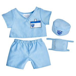 BUILD-A-BEAR OCCUPATION clothes doctor set blue