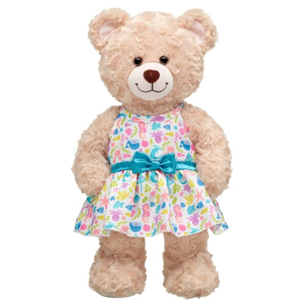 BUILD-A-BEAR Clothes sea creature print halter dress - Image 2