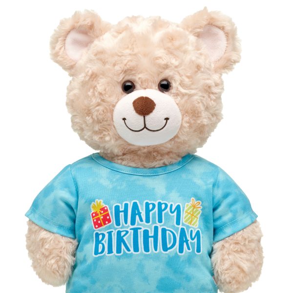 BUILD-A-BEAR BIRTHDAY clothes T-shirt blue - Image 2
