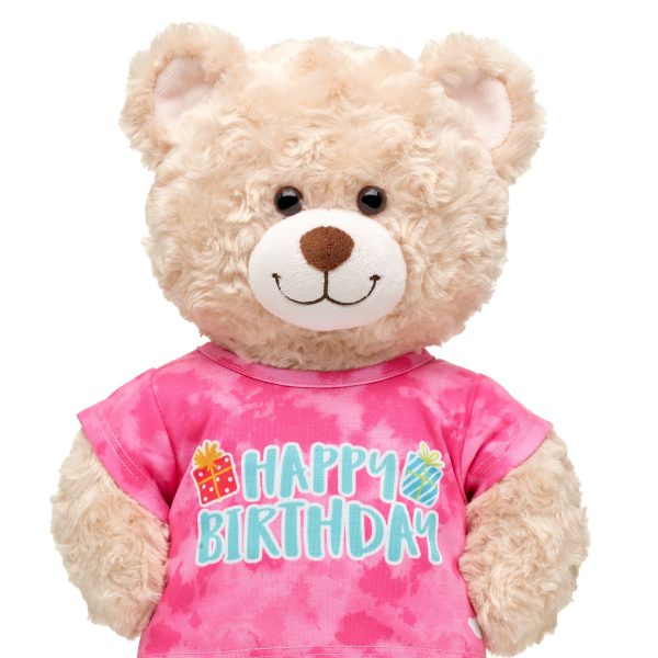 BUILD-A-BEAR BIRTHDAY clothes T-shirt pink - Image 2