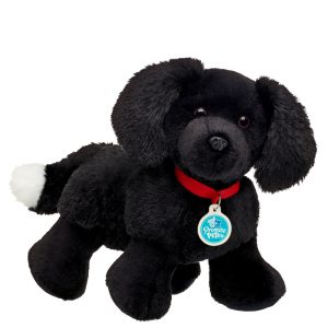 BUILD-A-BEAR PROMISE PET plush toy black dog 30 cm