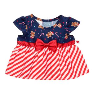 BUILD-A-BEAR HOLIDAY clothes gingerbread bear dress