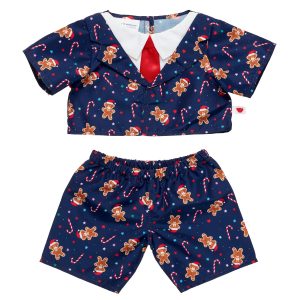 BUILD-A-BEAR HOLIDAY clothes gingerbread bear suit