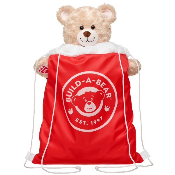 BUILD-A-BEAR HOLIDAY Santa bag bear carrier - Image 2