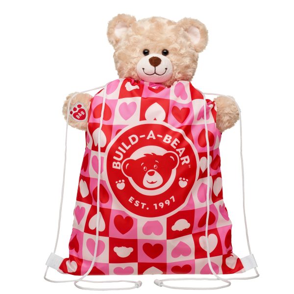 BUILD-A-BEAR Accessories heart print bear carrier - Image 2