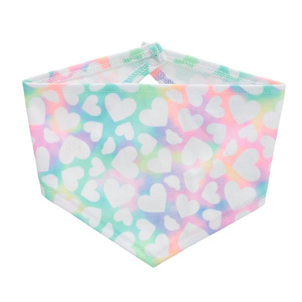 BUILD-A-BEAR Accessories tie dye hearts bandana - Image 2