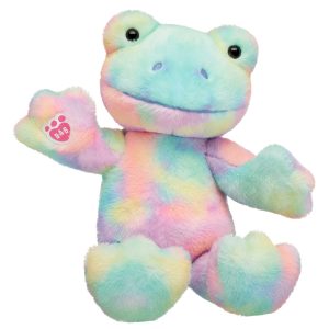 BUILD-A-BEAR plush toy Tie Dye Frog 40cm