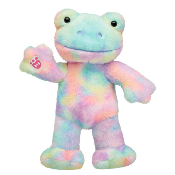 BUILD-A-BEAR plush toy Tie Dye Frog 40cm - Image 2