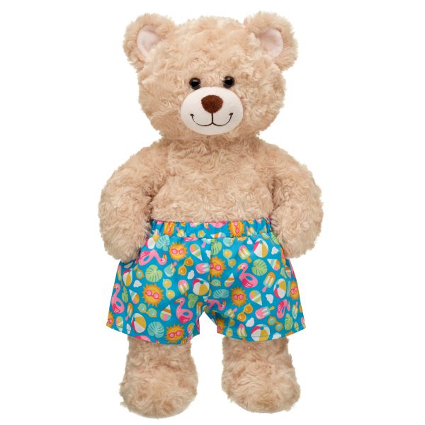 BUILD-A-BEAR Clothes summer icon print swim shorts - Image 2