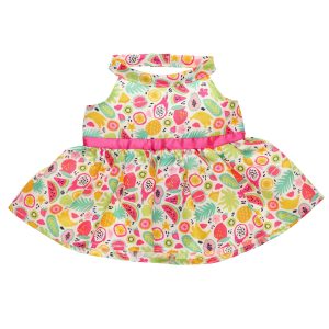 BUILD-A-BEAR Clothes fruit print halter dress