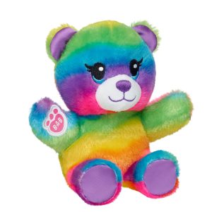 BUILD-A-BEAR Mini Beans plush toy Rainbow Bear 18 cm
