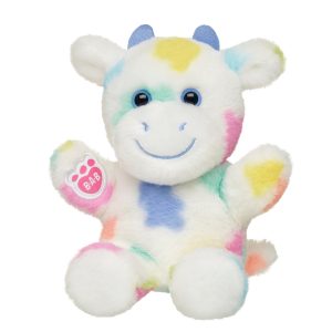 BUILD-A-BEAR Mini Beans plush toy Pastel Cow 18 cm