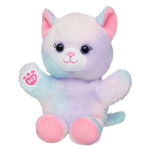 BUILD-A-BEAR Mini Beans plush toy Pastel Swirl Kitty 18 cm