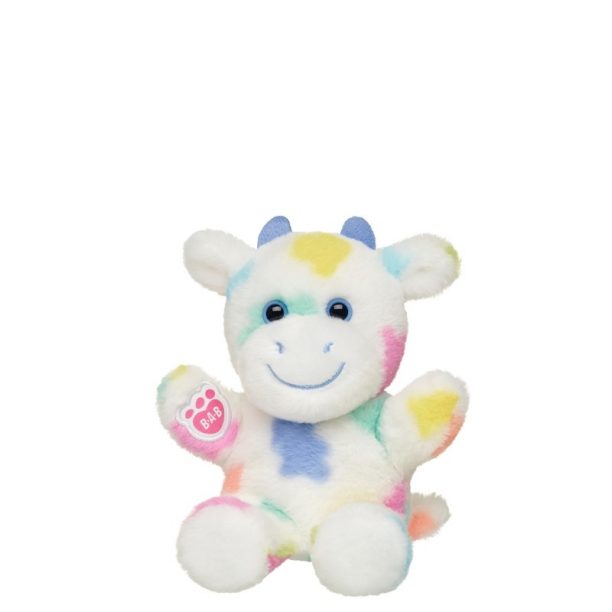 BUILD-A-BEAR Mini Beans pehmolelu pastellilehmä, 18 cm