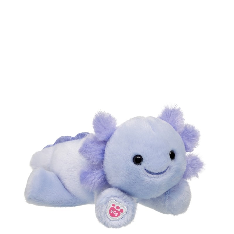 BUILD-A-BEAR Mini Beans plush toy Lavendar Axolotl 18 cm