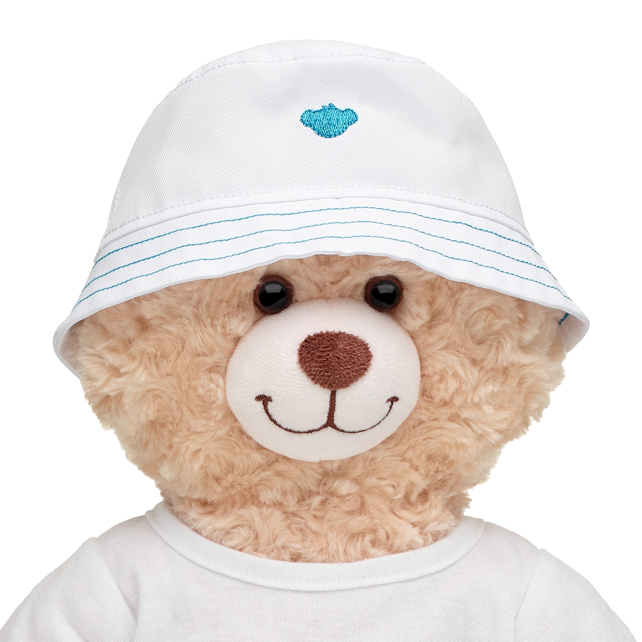 BUILD-A-BEAR Accessories white bucket hat - Image 2
