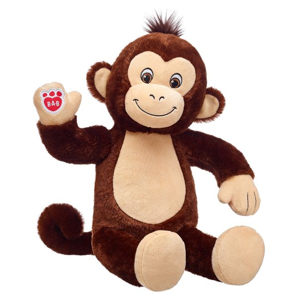 BUILD-A-BEAR Pehmolelu hymyilevä apina, 45 cm