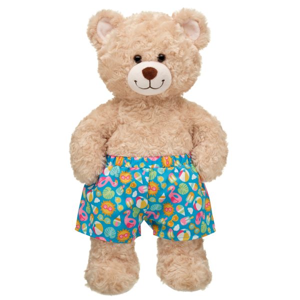 BUILD-A-BEAR Clothes summer icon print swim shorts - Image 2
