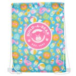 BUILD-A-BEAR Asusteet kassi nallen kantamiseen kesäisillä kuvioilla