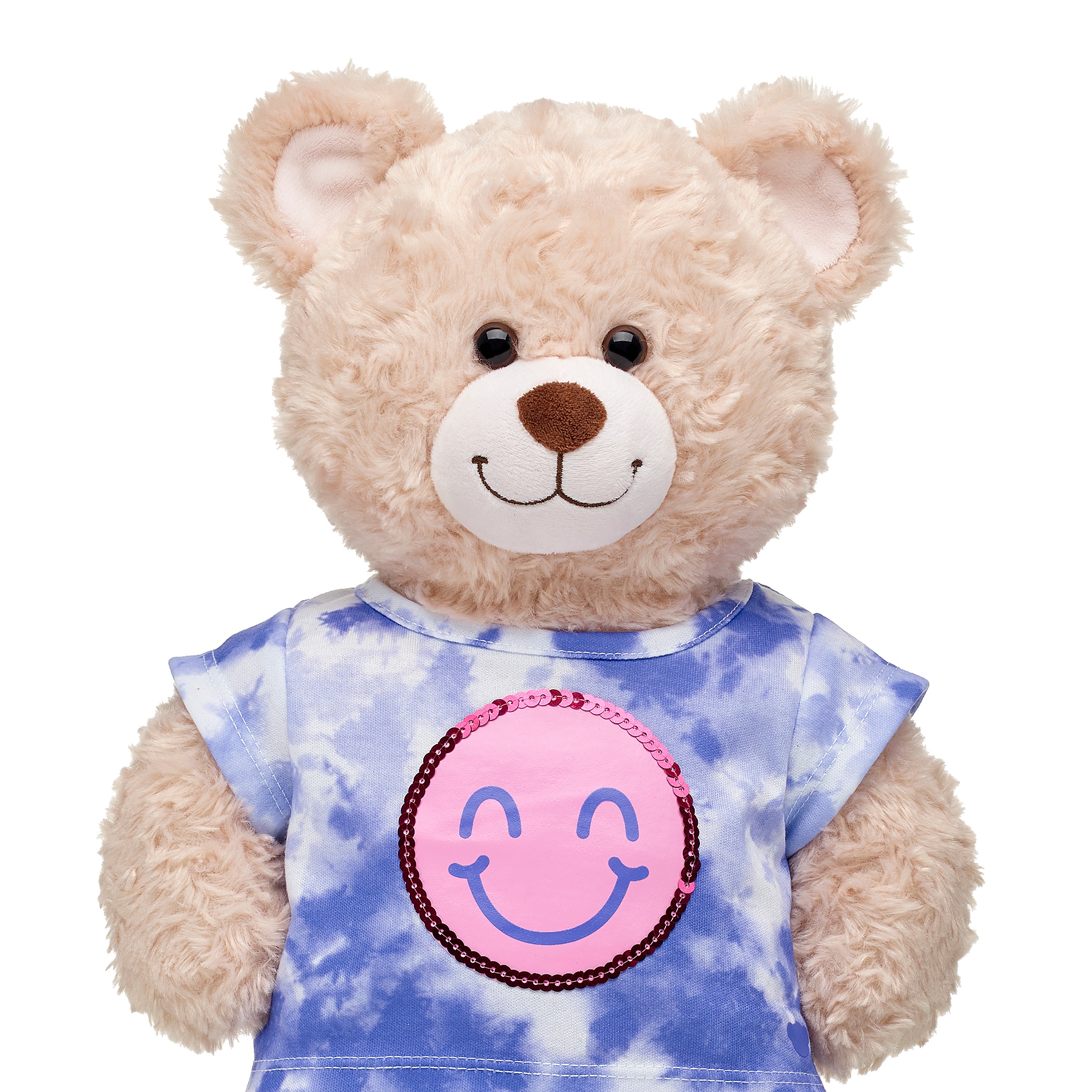 BUILD-A-BEAR Clothes tie dye smily T-shirt - Image 2