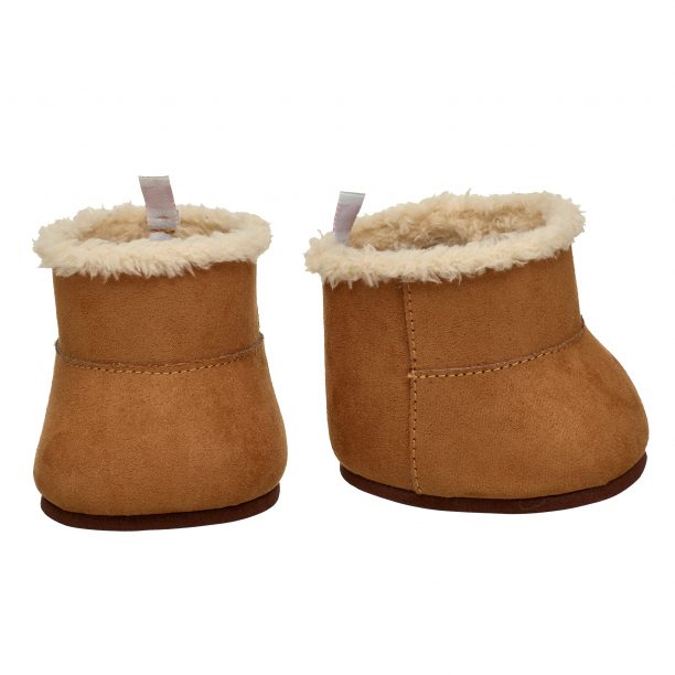 BUILD-A-BEAR Jalkineet karvasaappaat, ruskeat