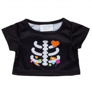 BUILD-A-BEAR Clothes skeleton candy T-shirt