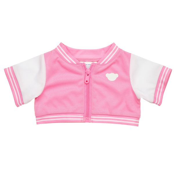 BUILD-A-BEAR Vaatteet baseball-takki, vaaleanpunainen