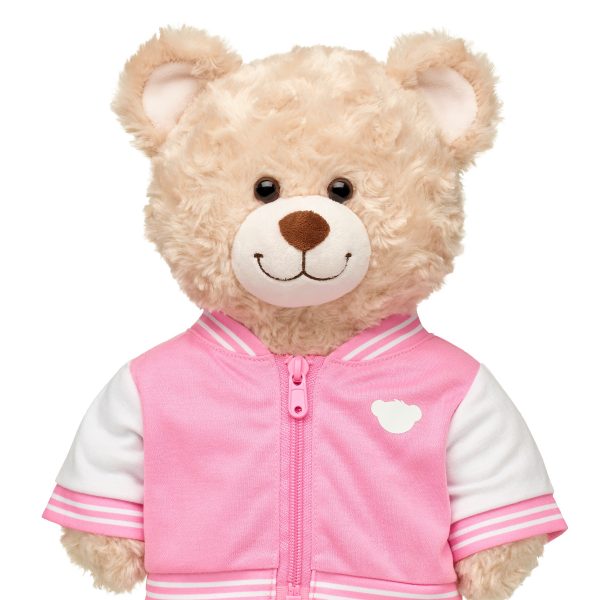 BUILD-A-BEAR Vaatteet baseball-takki, vaaleanpunainen - Image 2