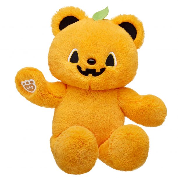 BUILD-A-BEAR plush toy light up pumpkin bear plush 40 cm