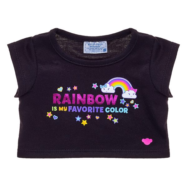 BUILD-A-BEAR Vaatteet t-paita Rainbow is my favorite color